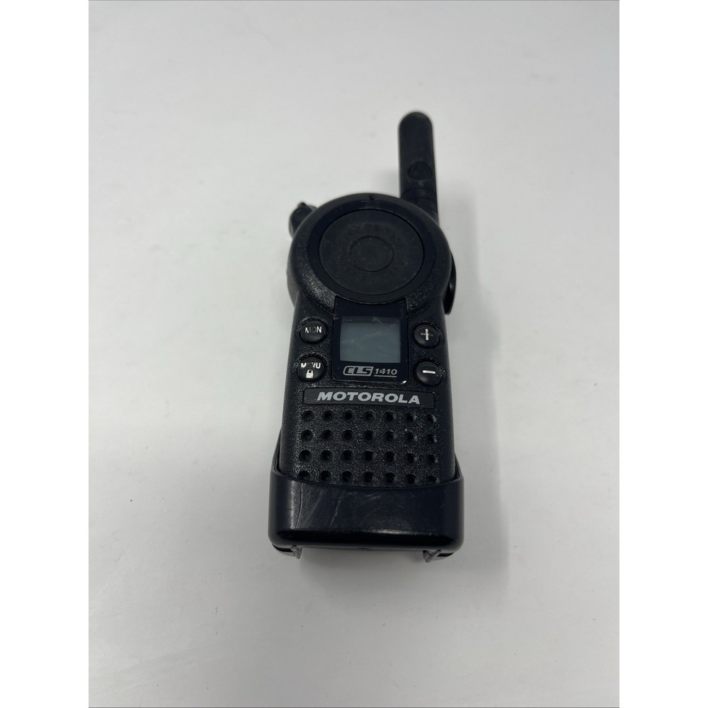 Motorola CLS1410 4 Channel UHF Two-Way Radio No Charger Untested As Is
